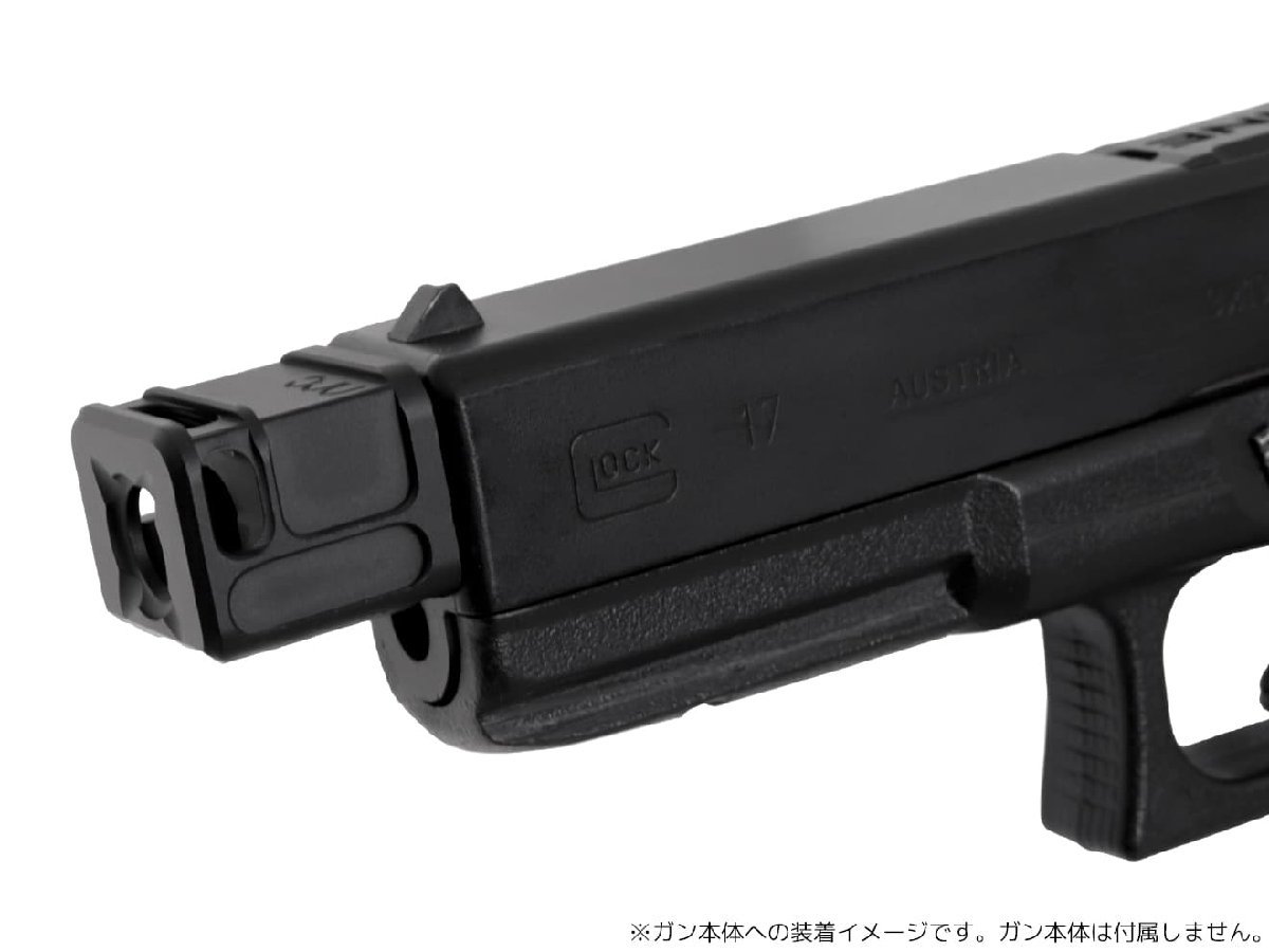 5KU-SIMZ-024　5KU アルミCNC ARCタイプ SPARC-M V1 コンペンセイター for 14mm逆ネジ(GLOCK)_画像2