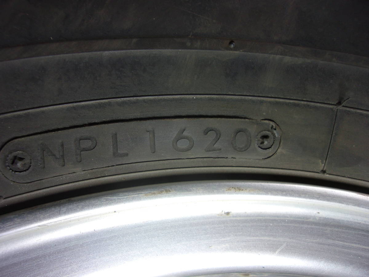 L-1559タイヤ屋195/80R15 107/105L LTアルミ付き４本（5.5J 139.7 6穴 +42)⑰　　本州送料込み_画像4