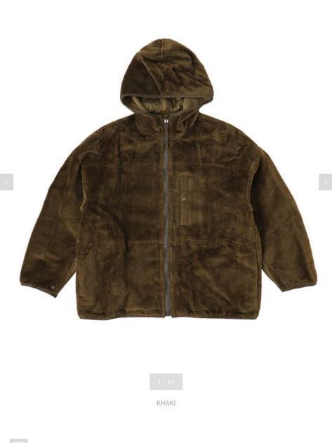 visvim GREELY COMBAT PARKA F.Z. KHAKI 2 ICT ウール ボア パイル フリース パーカ リバーシブル_画像1