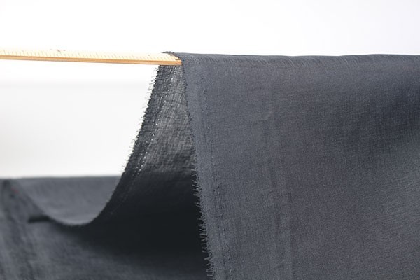 ♪ポリエステルスパンボイルガーゼ 黒 巾：120cm♪特価はぎれ5m[8020-h-5m]の画像3