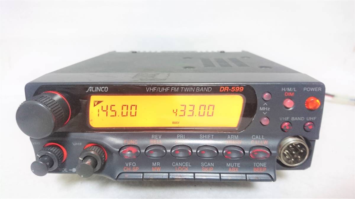 アルインコ DR-599HX Alinco DR-599HX 144/430 50W/35W accessory have operation