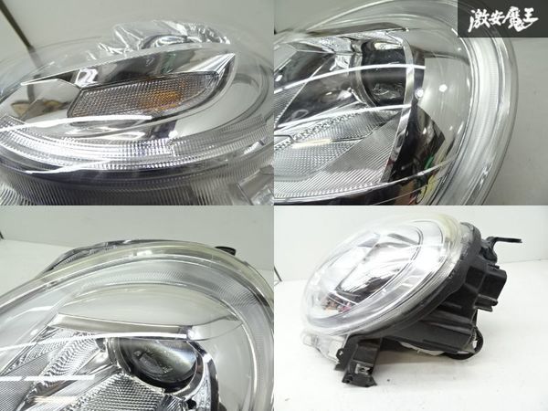 ダイハツ 純正 LA250S キャスト LED ライト ヘッドライト 左 左側 助手席側 KOITO 100-69020 LED点灯OK 取付部欠損 訳有品 即納 棚11-4_画像2