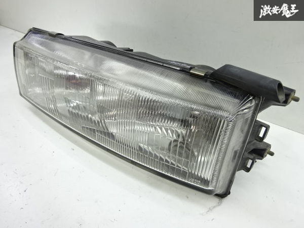 MITSUBISHI 三菱 純正 C74A ミラージュ 左 左側 助手席側 ヘッドライト ランプ レンズ ガラスレンズ STANLEY 001-4458 即納 在庫有 棚16-1_画像3