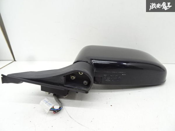 [ actual work remove ] Nissan original H59A Kics door mirror side mirror 7 pin electric storage left left side passenger's seat side black series solid immediate payment shelves 24-5