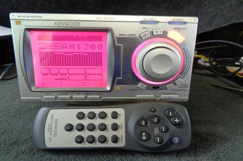 KENWOOD ケンウッド CD/MDデッキ プレーヤー DSP 2DIN レトロ 旧 KENWOOD ケンウッド CD/MDデッキ プレーヤー DSP 2DIN レトロ 旧