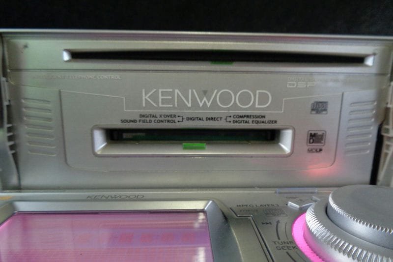 KENWOOD ケンウッド CD/MDデッキ プレーヤー DSP 2DIN レトロ 旧 KENWOOD ケンウッド CD/MDデッキ プレーヤー DSP 2DIN レトロ 旧