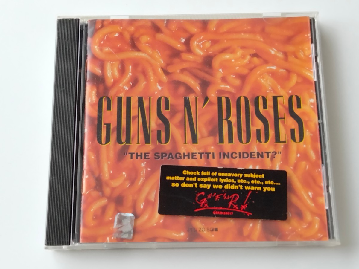 【ハイプステッカー付】 GUNS N'ROSES / THE SPAGHETTI INCIDENT? CD GEFFEN US GEFD2467 93年盤,GN'R,Damned,Misfits,Nazareth,N.Y.Dolls_画像1