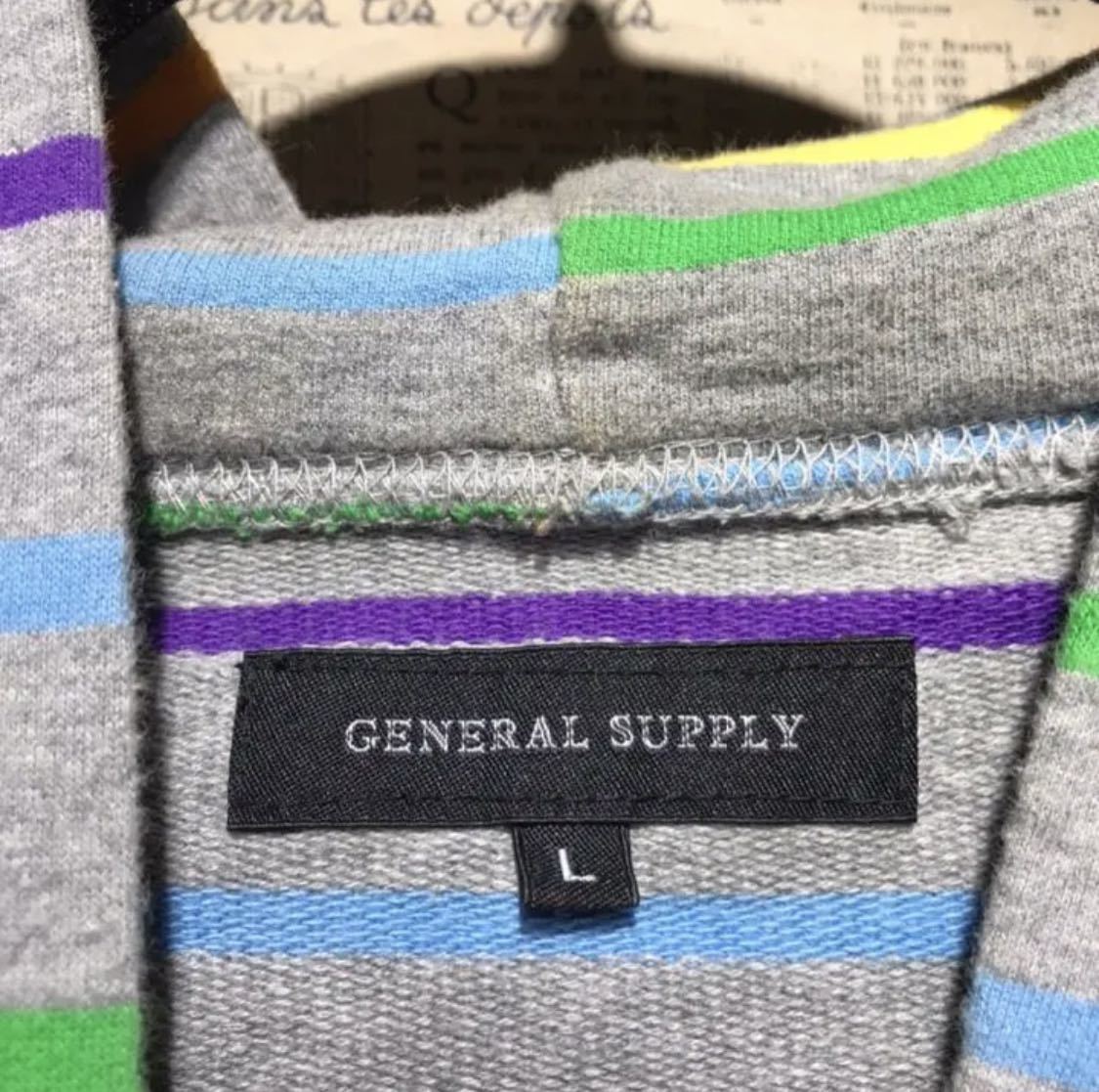 SHIPS GENERAL SUPPLY Ships jenelaru supply sweat Parker size L