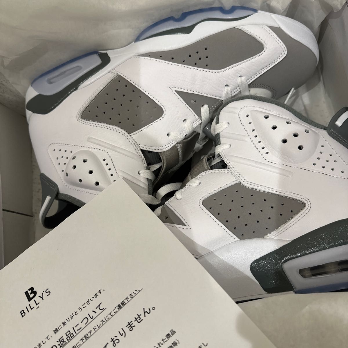 新品未使用 Nike  Air Jordan 6 "Cool Grey"ナイキ エアジョーダン6 "クールグレー" 30cm