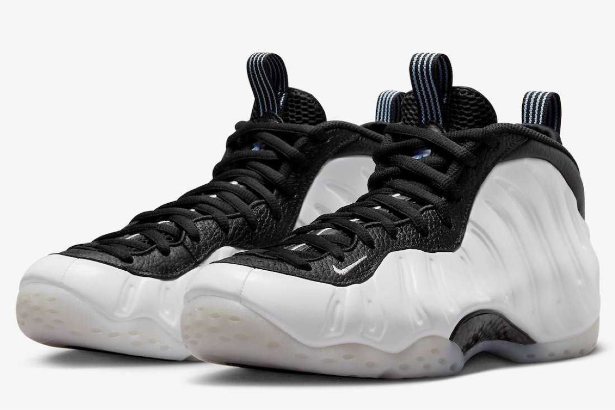 新品未使用 Nike Air Foamposite One White and Black 30cm