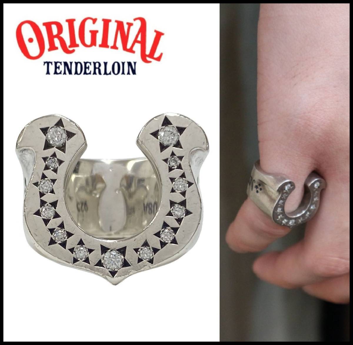 メーカー公式ショップ】 SILVER/STONE RING H.S テンダーロイン