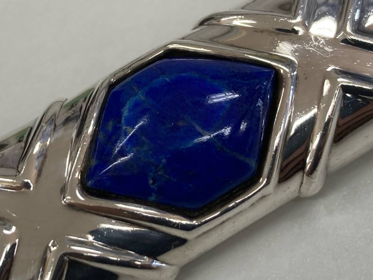 YAMADA TOKYO lapis lazuli attaching brooch 925S stamp [ weight : approximately 24.4g][ color : silver (SILVER)]