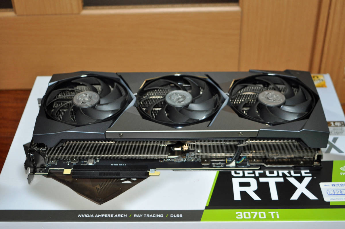 超高性能 MSI GeForce RTX 3070 Ti SUPRIM X 8G ( GEFORCE RTX 3070 TI 搭載 ) 動作品 グラフィックボード