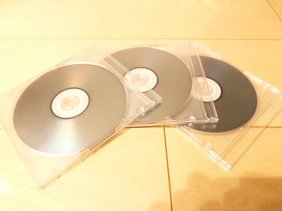【送料\167円～ 消去済み 3枚組セット】三菱ケミカル Verbatim DVD-RW for VIDEO CPRM対応 120min プリンタブルディスク 薄型ケース付き_画像2