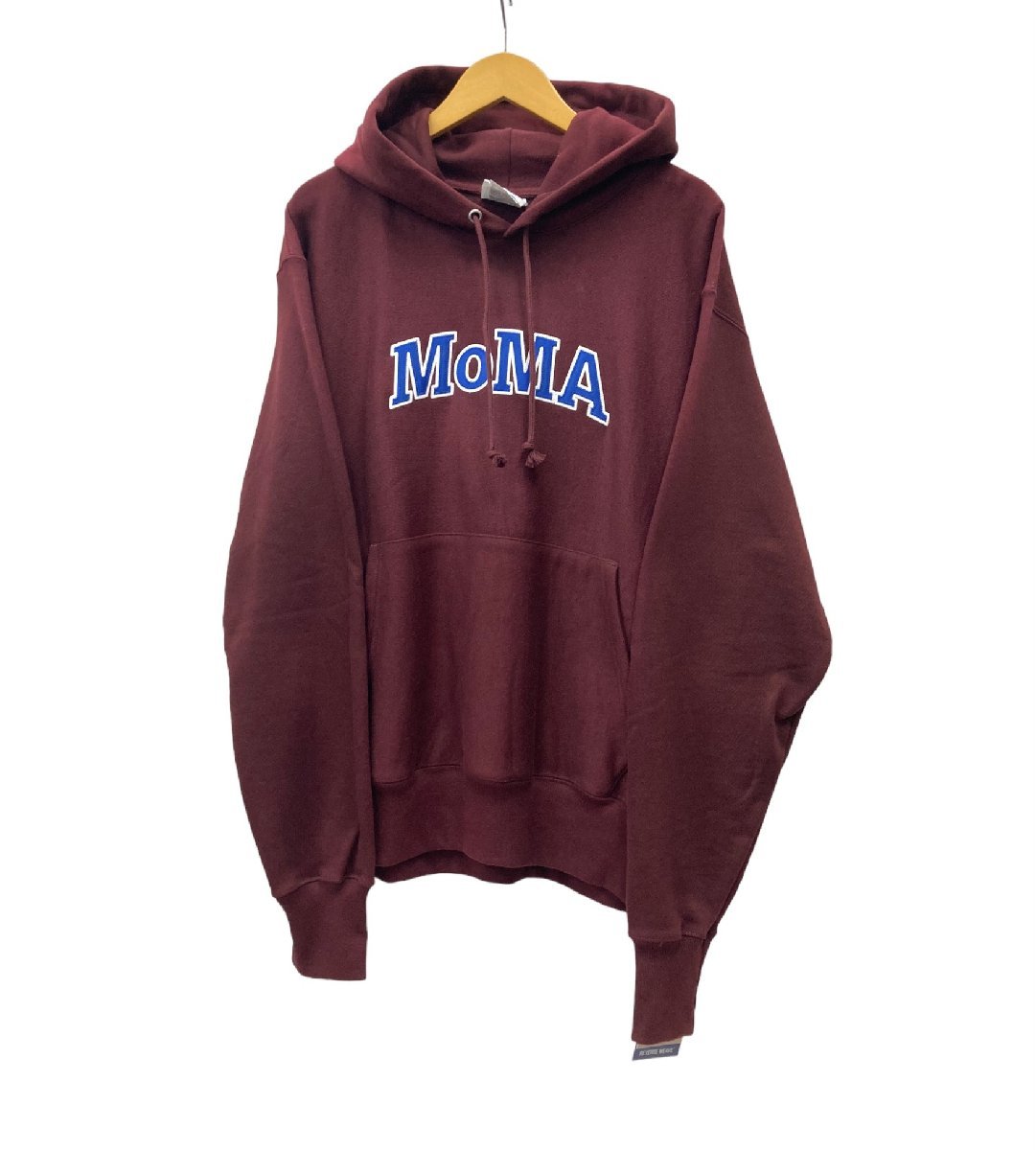 Champion (チャンピオン) ×MOMA(モマ) REVERSE WEAVE HOODY リバースウィーブ フーディー パーカー Lマルーン メンズ /027