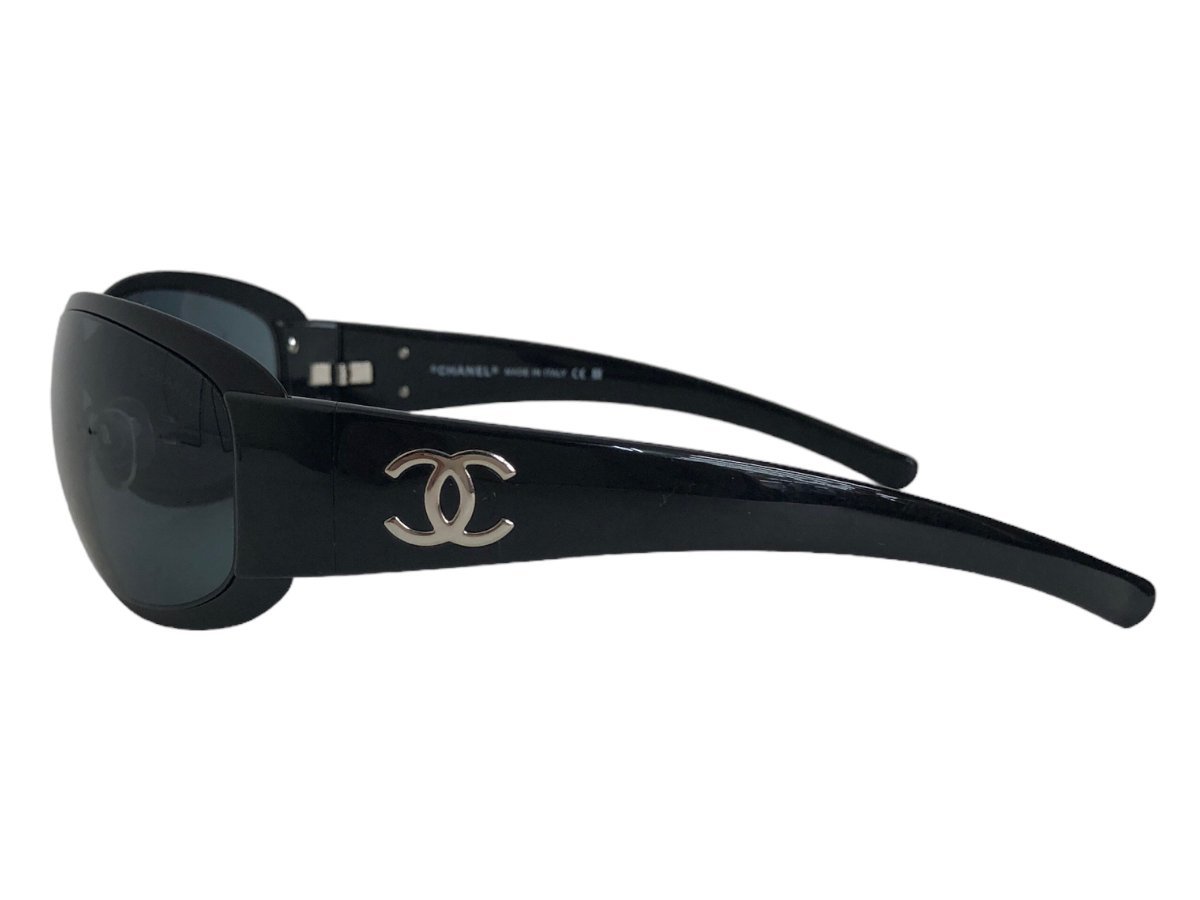 CHANEL ( Chanel ) sunglasses here Mark oval 4116 c.101/87 64*17 120 black miscellaneous goods /004