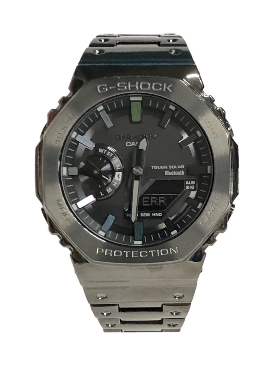 CASIO (カシオ) G-SHOCK Gショック デジタル腕時計 モバイルリンク 電波ソーラー フルメタル GM-B2100 ブラック メンズ/091
