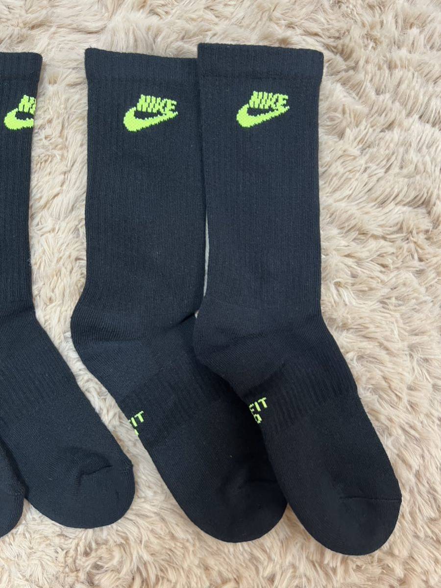  Nike NIKE Every tei носки черный чёрный 3 пар комплект 21~23cm