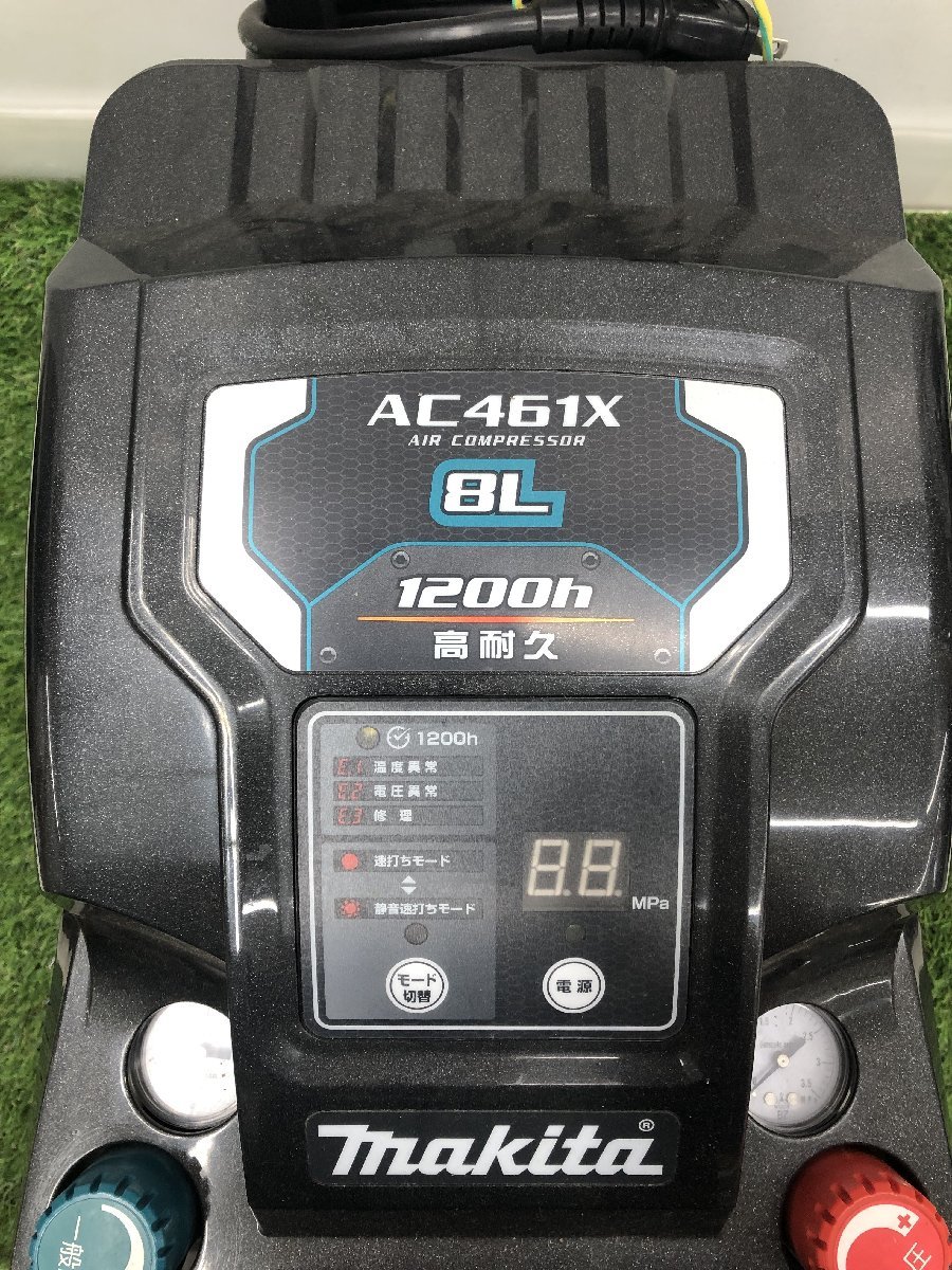 送料着払い(有料)】【品】☆マキタ エアコンプレッサ 8L 青 AC461X