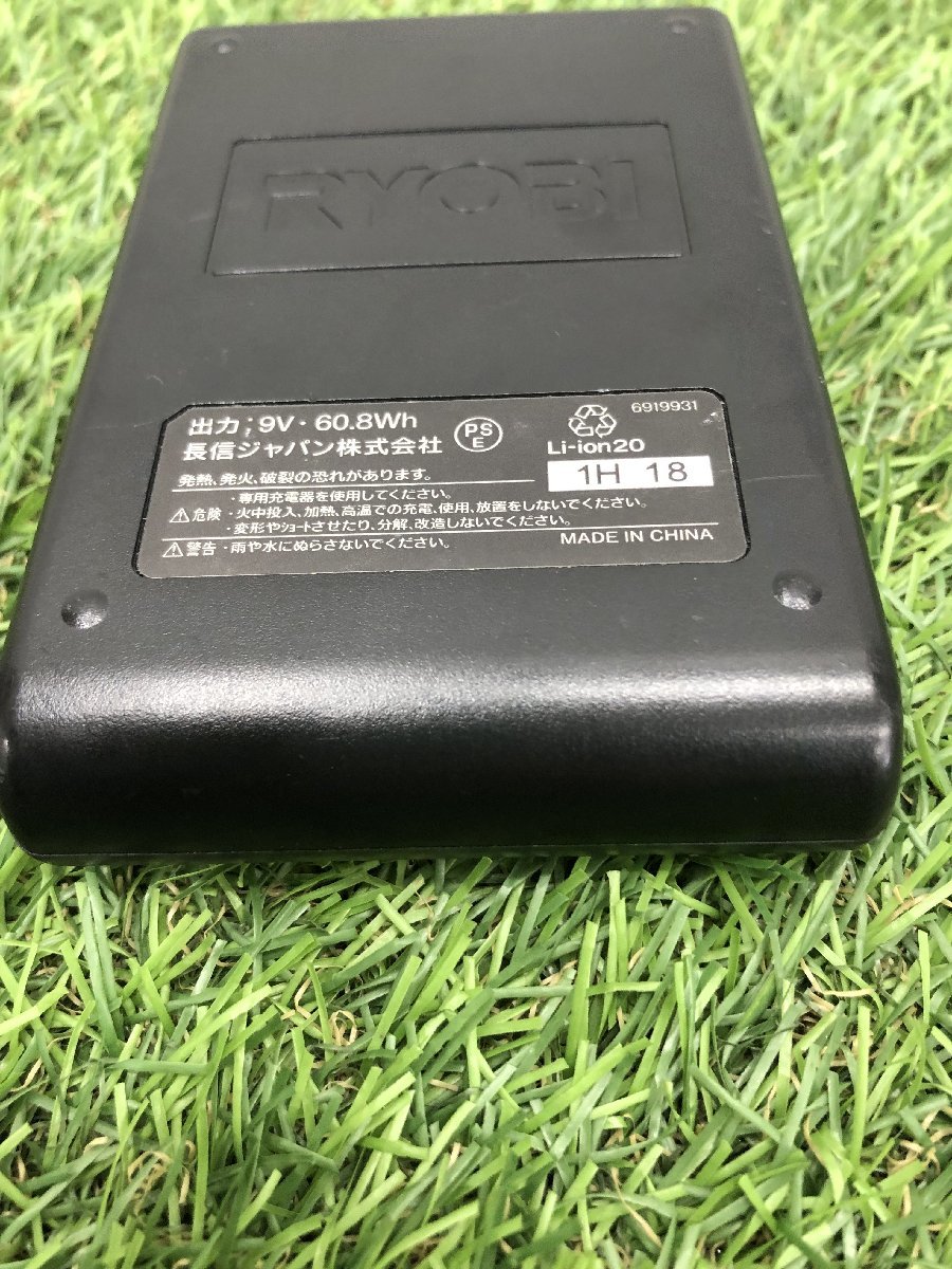 【中古品】★]BURTLE バートル エアークラフト用 リチウムイオンバッテリー AC130 35 ブラック　IT9TKW3HCF0K_画像5