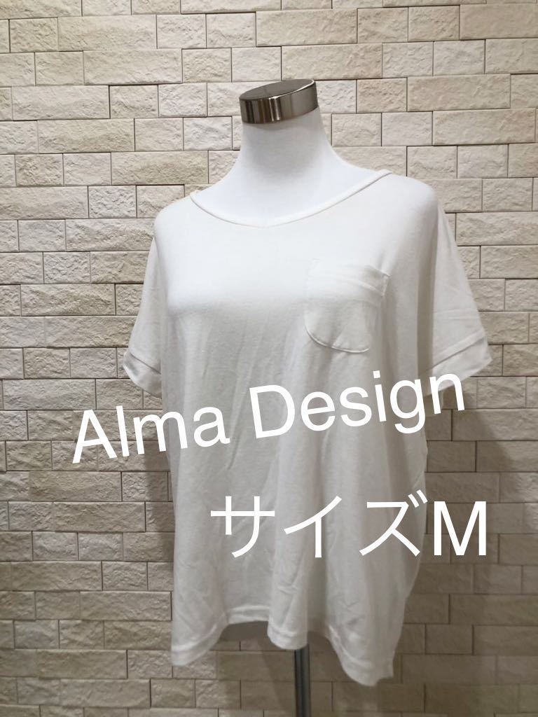 Alma Design アルマデザイン レディース 半袖 Tシャツ サイズM 送料無料　即決