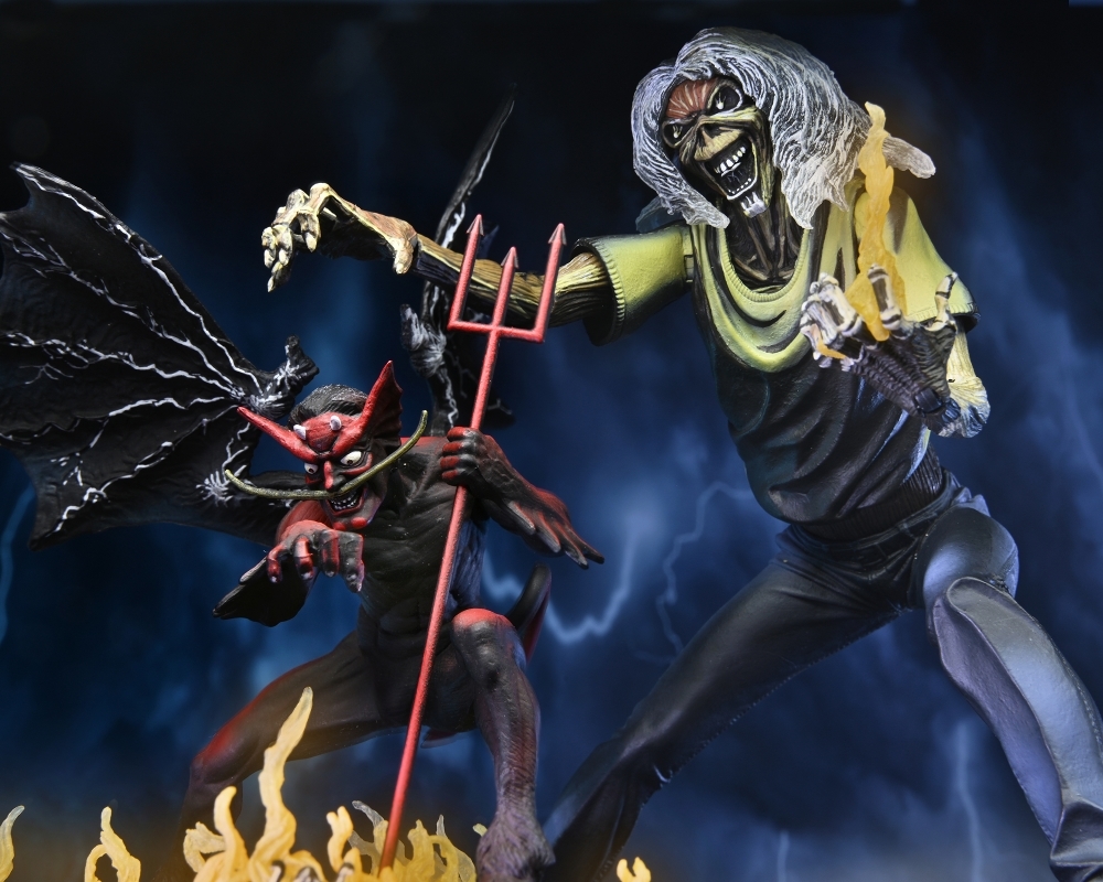  iron Maiden Eddie * The * head Ultimate 7 -inch figure Number of the Beast. power. stamp 40th Anniversary ver.