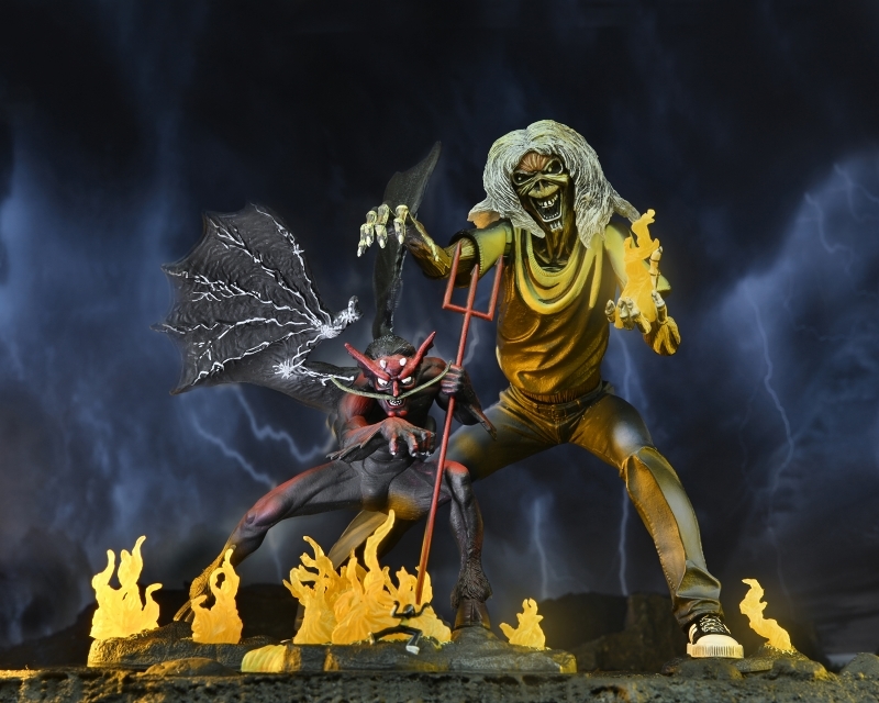  iron Maiden Eddie * The * head Ultimate 7 -inch figure Number of the Beast. power. stamp 40th Anniversary ver.