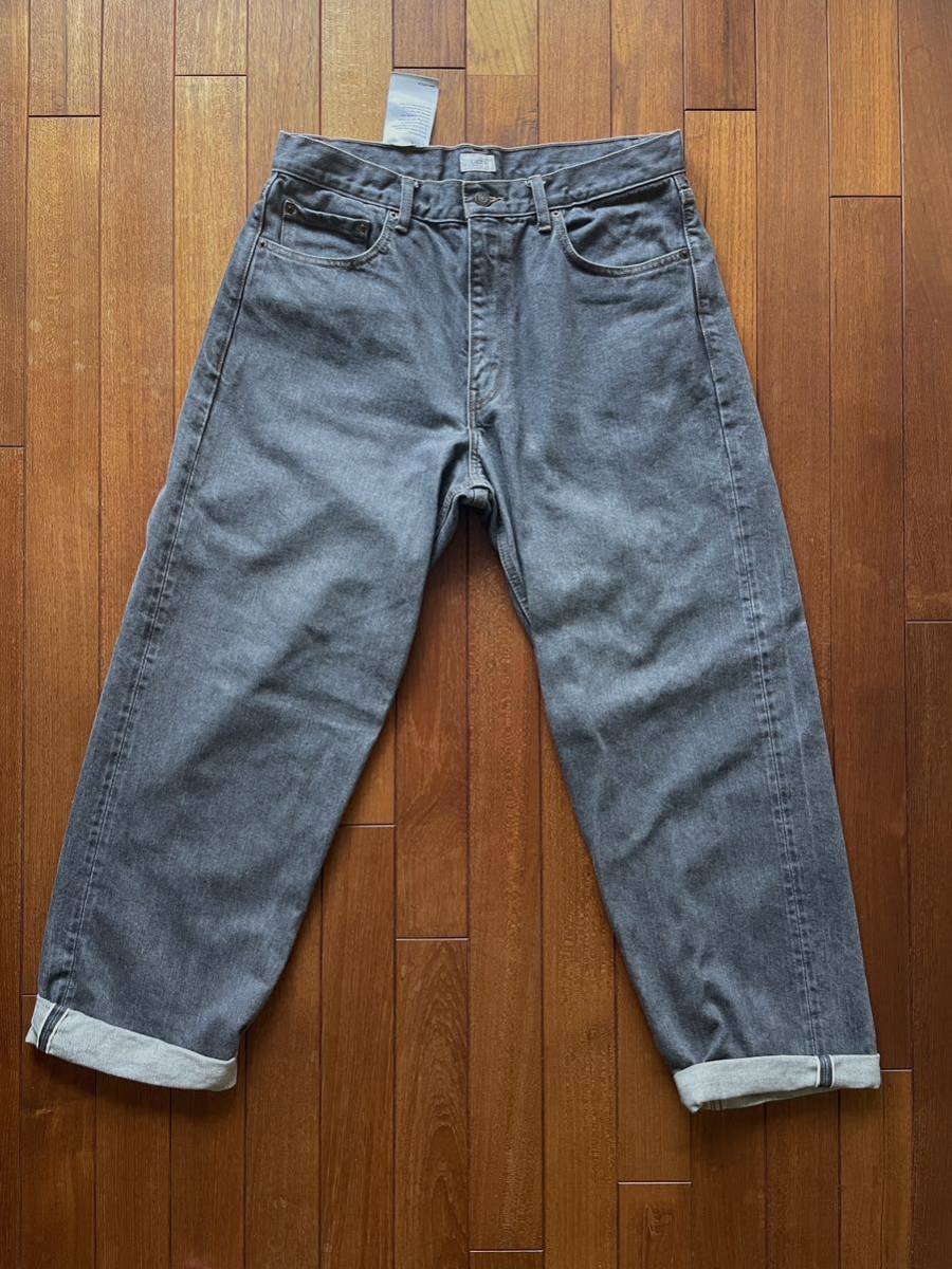 美品 CIOTA シオタ】Wide Tapered 5 Pocket Pants Medium Gray サイズ