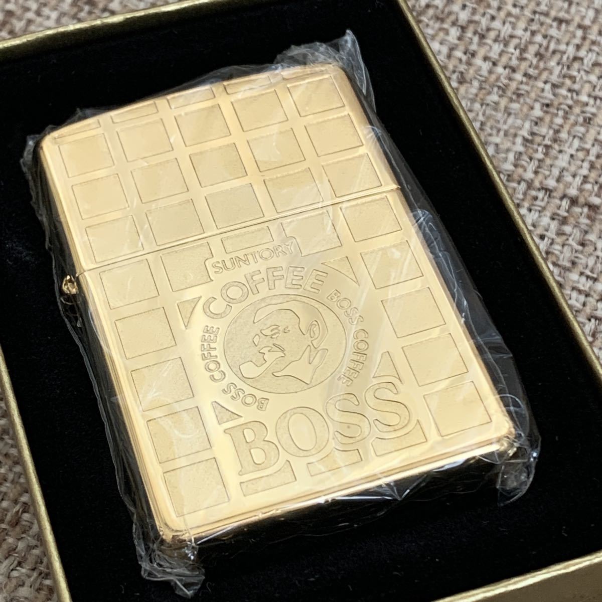 送料無料！新品未使用品 ZIPPO オイルライター ジッポーライター SUNTORY BOSS サントリーボス 非売品_画像4