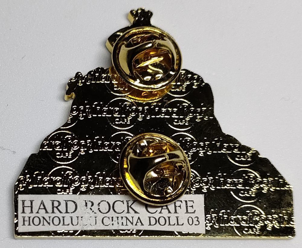  pin z Hard Rock Cafe Honolulu China doll 2003 hinaningyou HARD ROCK CAFE HONOLULU CHINA DOLL 03 PIN pin badge pin bachi