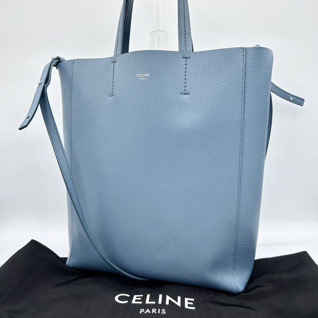 1円CELINE セリーヌバーティカルカバスモール2way ショルダーバッグ