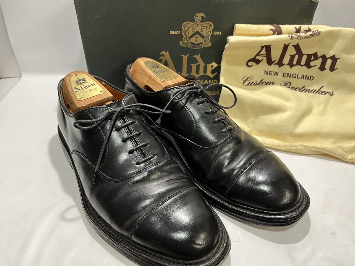 爆売り！】 ALDEN オールデン トップリフトリペア済 ブラック コード