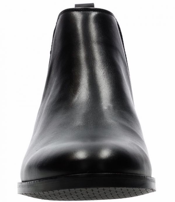 Clarks 24cm ブーツ ブラック 黒 サイドゴア レザー 革 チェルシー アンクル ブーティー パンプス フォーマル バレエ AA61_画像9