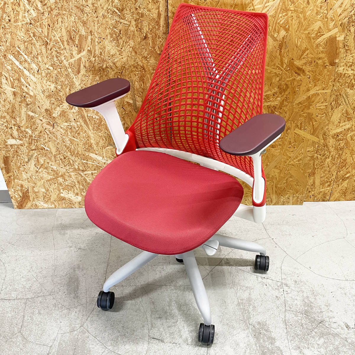 中古美品☆Herman Miller セイルチェア AS1YA23AA オフィスチェア フル