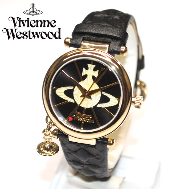 ヴィヴィアンウエストウッド 腕時計 VV006BKGD ORB レディース タイムマシン Vivienne Westwood