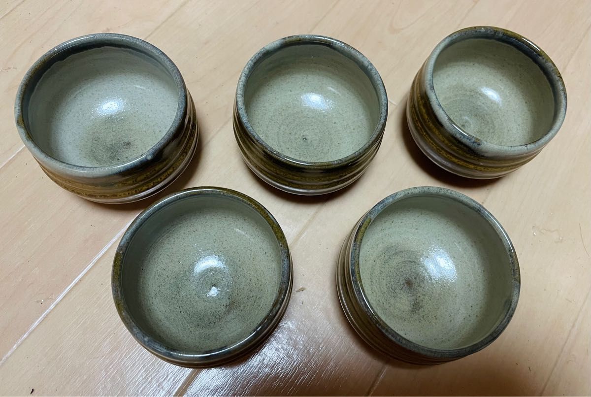 薩摩焼　桂木陶芸 陶伯窯 茶器 急須と湯呑み ５客セット