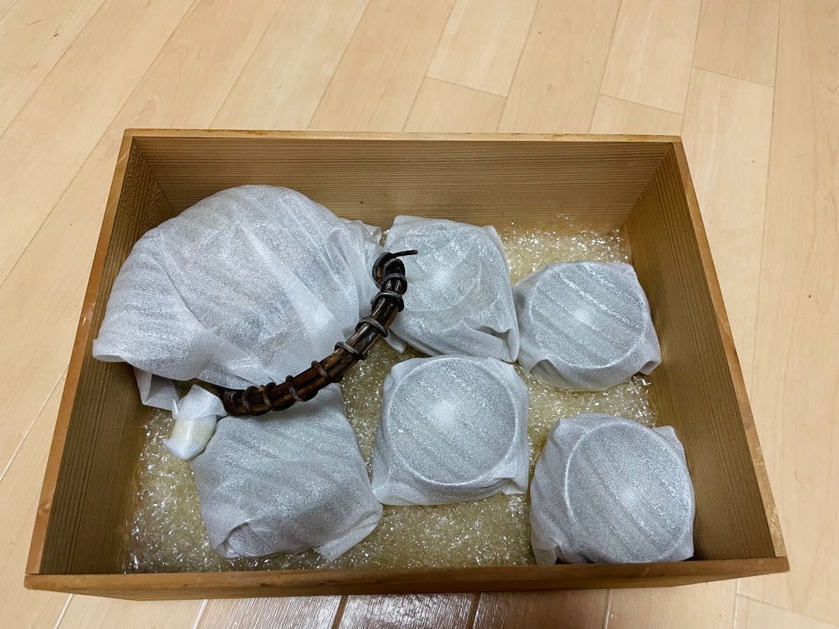 薩摩焼　桂木陶芸 陶伯窯 茶器 急須と湯呑み ５客セット