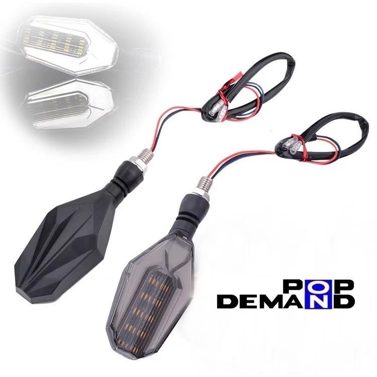 ◇即納◇汎用 12V オクタゴン LED ウインカー 白 2個セット バンディット400 バンディット400LTD イナズマ400_画像5