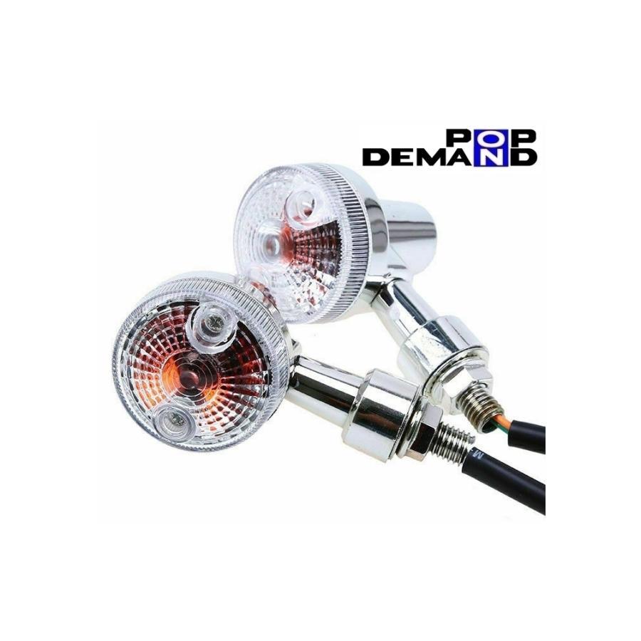 ◇即納◇汎用 メッキ クリア ミニウインカー 12V GSタイプ 2個(gè)セット GSX-R750 GSX-R750R GSX-S750 GSX-S1000