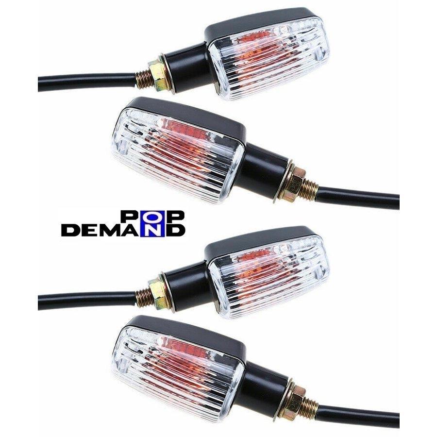 ◇即納◇汎用 クリア ミニウインカー 12V CBタイプ 1台分4個セット CB250 エクスポート CBF190R CBF190TR CBF190X_画像2