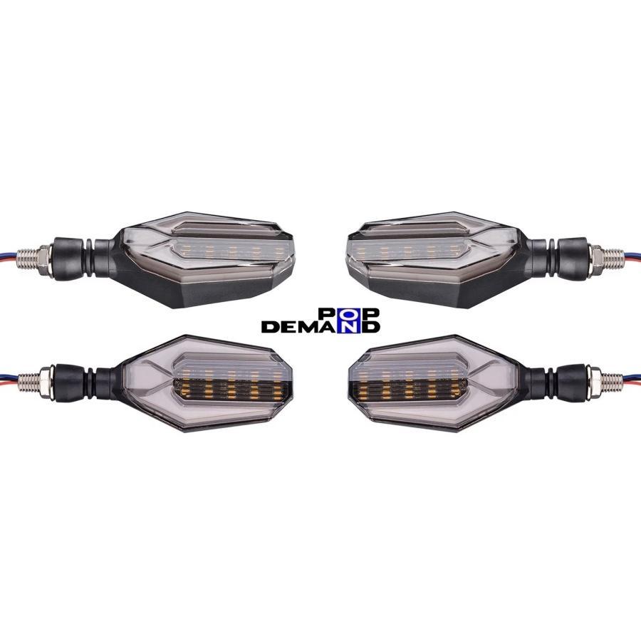 ◇即納◇汎用 12V オクタゴン LED ウインカー 白 1台分4個セット R100T R1200ST R1250R R1250RT R80RT S1000RR_画像1