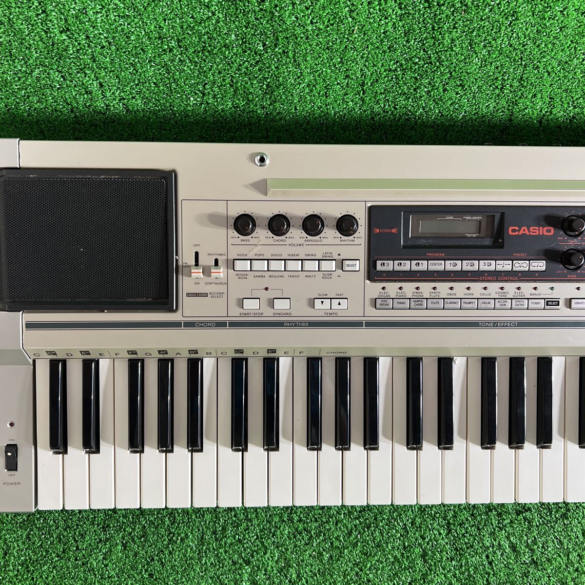 CASIO カシオ電子ピアノ Casiotone7000 カシオトーンレトロ電子ピアノ　通電チェック済み　音出す確認済_画像2