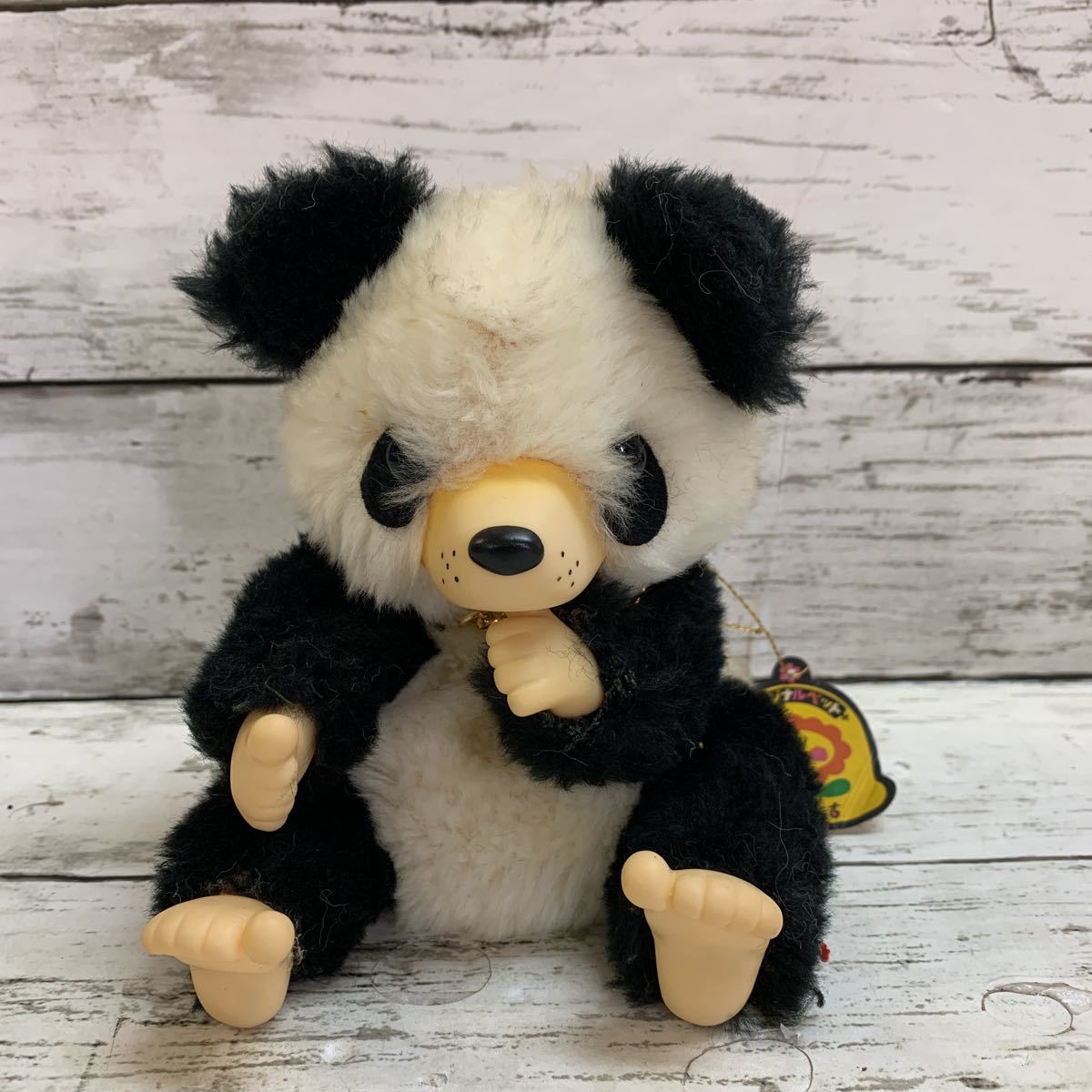 [ long-term keeping goods ] rare tag attaching First company original pet pacifier doll Panda soft toy Showa Retro monchichi manner sofvi 