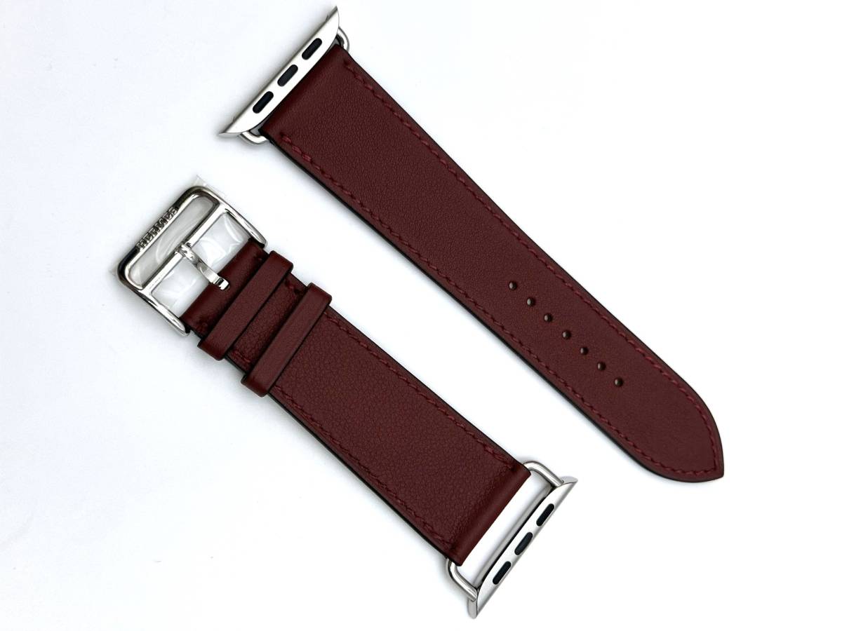 新年の贈り物 廃盤希少!新品未使用!HERMES エルメス 適応 45mm 44mm