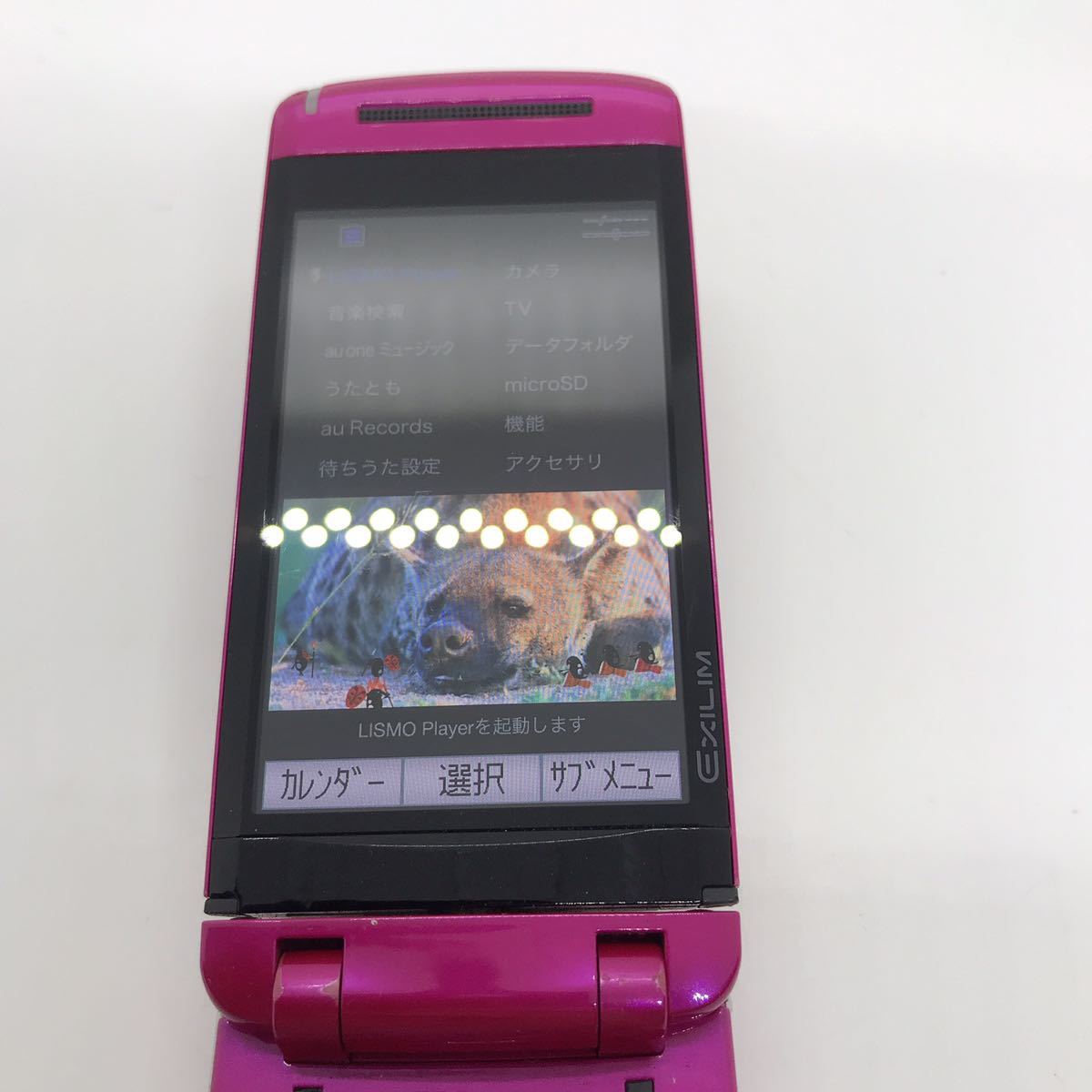 au CASIO EXILIM W63CA カシオ ガラケー 携帯電話 a19i19cy_画像3