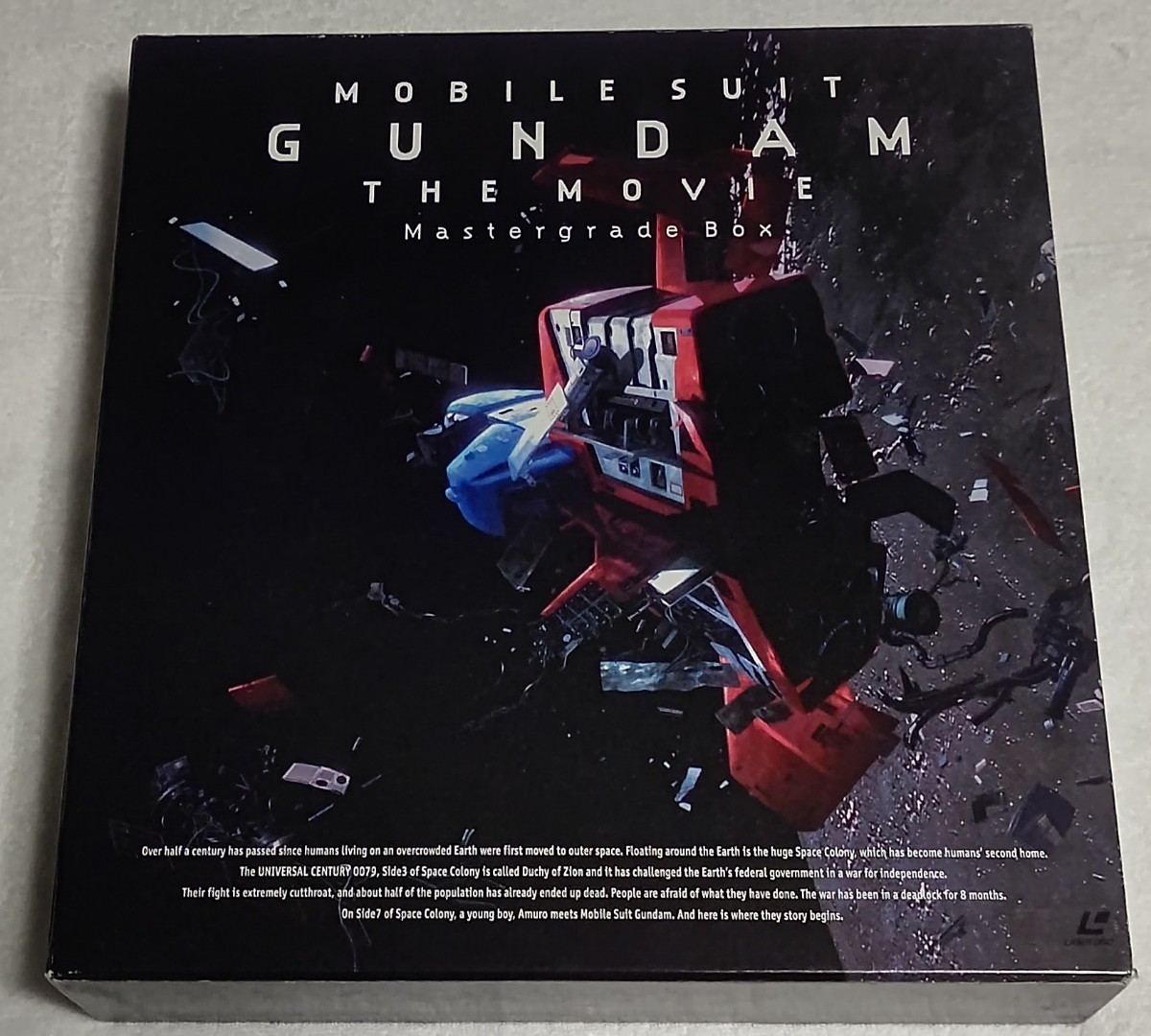  secondhand goods theater version Mobile Suit Gundam master grade box laser disk 