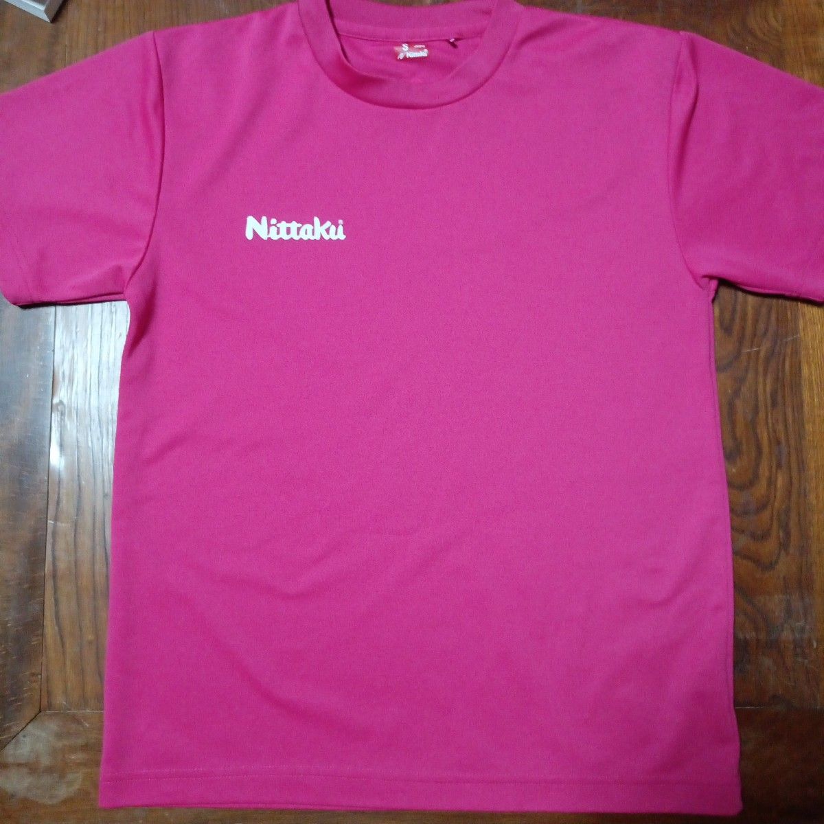 nittaku練習着 半袖Tシャツ　ピンク