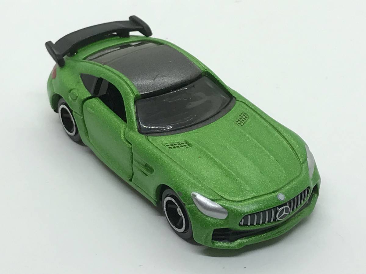 ち2★トミカ ミニカー メルセデス ベンツ AMG GT-R 2016 S=1/65 マットグリーン No.7_画像4