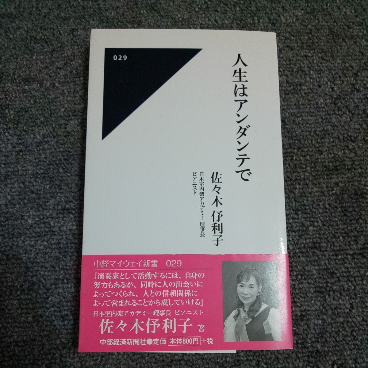 人生はアンダンテで／佐々木ヨ利子_画像1