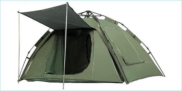[DSE] (未使用) 送料無料 Ravacoco ワンタッチ テント ZP08 3-4人 キャンプ アウトドア